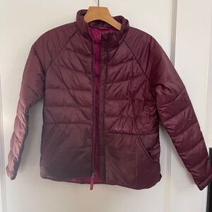 Kids Maroon Puffer Jacket - Marmot